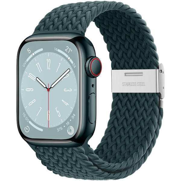 Lämplig för apple watch band Regnskogsgrönt #42/44/45mm