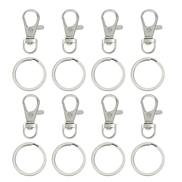 60st Väska Spänne Metall Nyckelringar Nyckelring Tillbehör Zinklegering Nyckelring Spänne (slim) Silver M