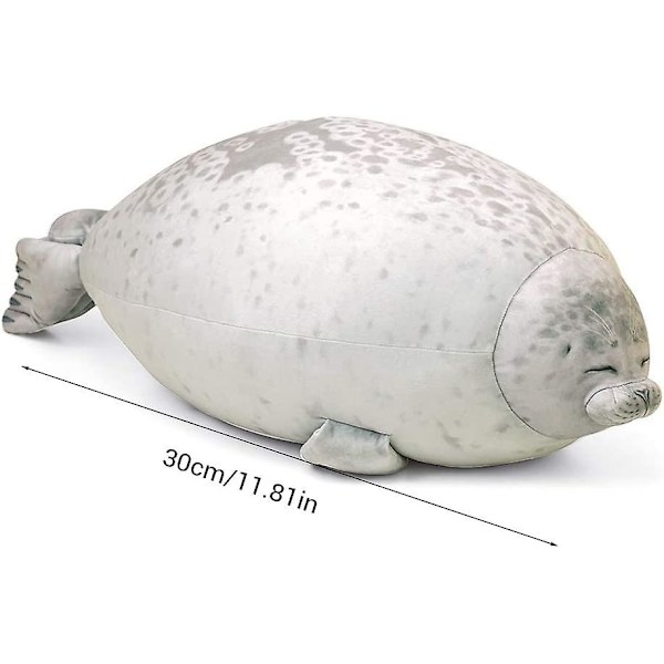 Seal Kudde 30cm Söt Chubby Seal Plyschleksak Gosedjur null none