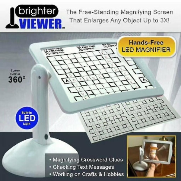 Ny 2023 digital videoförstoringsglas, handbärbar mobil elektronisk läshjälp Läsförstoringsglas för synskadade, seniorer, macular Deg null none