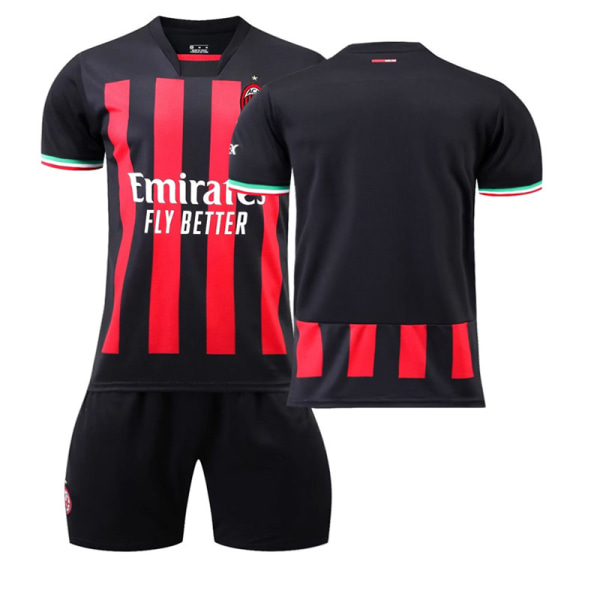 AC Milan tröja nr 22 23 Fotbollströja No number S(165-170cm)