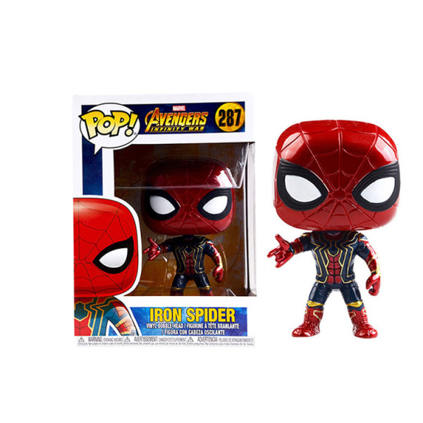 Avengers Alliance Toy Handgjord Funko POP Anime Modell Dekoration Spider Man
