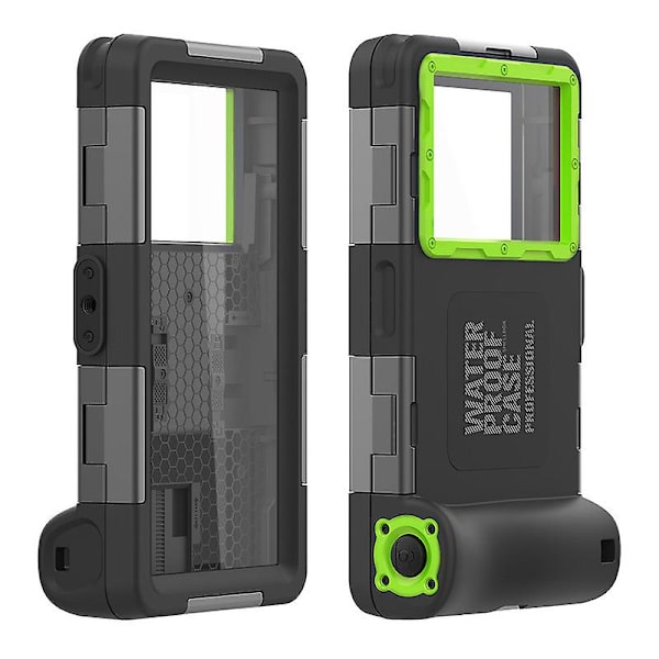 8 alternativ Dykning Phone case 15m Undervattensvattentätt cover för simning Snorkling dark green second generation