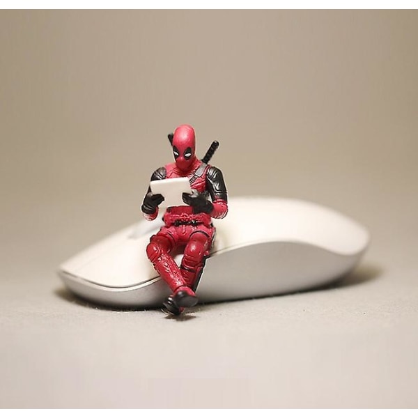 Disney Marvel X-men Deadpool 2 Actionfigur Sittställning Modell Anime Minidocka Dekoration Pvc Collection Figur Leksaker Modell C Deadpool 2-4with box