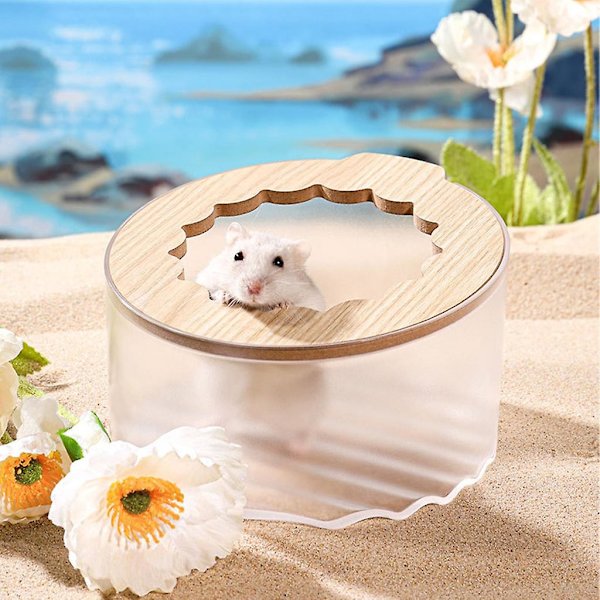 Hamsterbadkarslåda Sandbadskål Lätt att rengöra Inget spill Hamster Spa null none