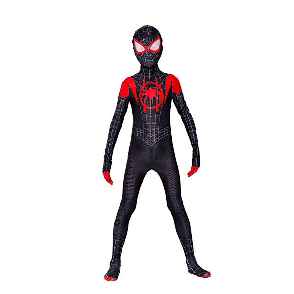 Halloween cos kostym barn jumpsuit huvudbonad kläder miles vuxen man gwine Spider tight man kläder Miles mesh 120