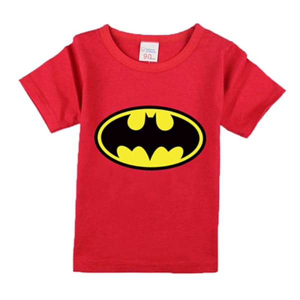 Barn T-shirt Batman röd 140cm