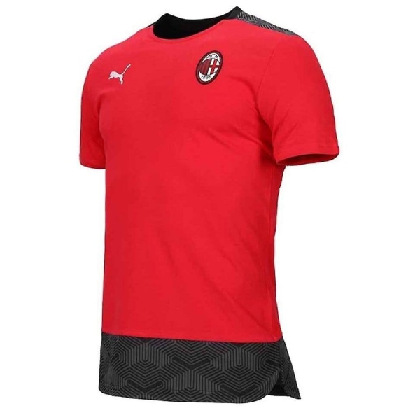 Puma 20/21 A.C. Milan 1899 Kortärmad rundhals Röd Fotbollströja herr T-shirt 758215 01 Red/Black L