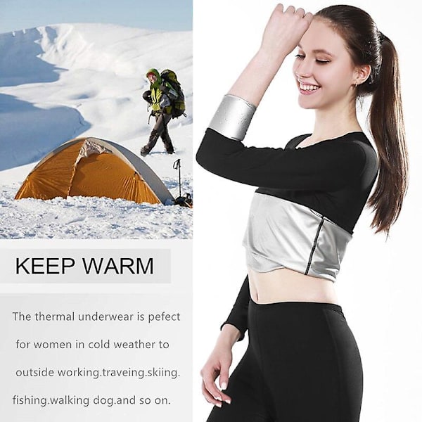 Kvinnor Sömlösa bastudräkter Body Shaper Fitness Leggings Waist Trainer Shapewear-set Pants S