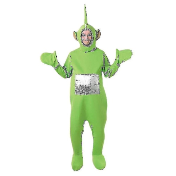 4 färger Teletubbies roll Vuxen rolig kostym W green s
