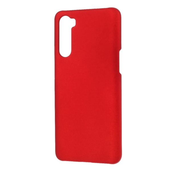 Gummierat hårt Pc- phone case till Oneplus Nord Red