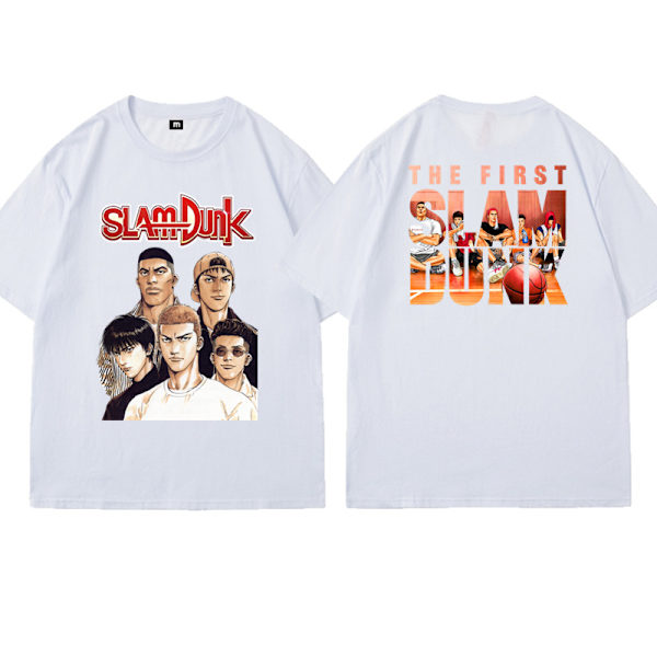 Tide Brand Dunking Master T-shirt för män F12 White - G12 5XL