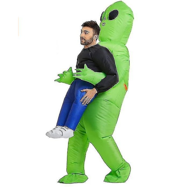 Uppblåsbar utomjordisk kostym för vuxna roliga Halloween kostymer Cosplay