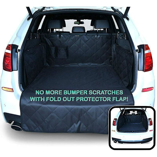 Hundbil Trunk Protector Bagageskydd och stötfångare Solid Cover med lucka Stötfångare Vattentät och halkfri Universal 4x4 Break Suv null none
