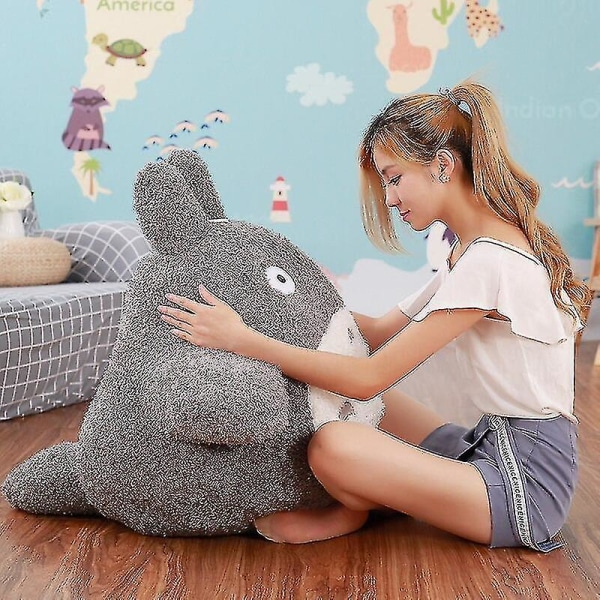 20-70cm Jätte plysch Totoro Leksaker Tecknad Tonari Ingen Totoro plyschkudde Härliga fyllda dockor För barn Flickor Födelsedagspresenter Hög kvalitet 50cm