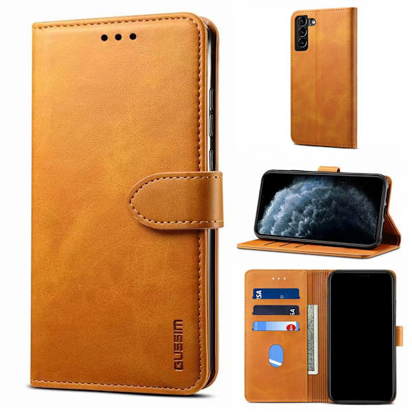 Case för Samsung S21 FE 5G 6,4" 2021 Release, Allytech Korthållare Flip Cover Repfri magnetisk knapp Vikbar bokstil Stativ P red