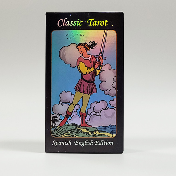 Klassisk liten ryttare Engelsk 12×7 Tower of flashcards Oracle Tarot Card cards Divination Cards
