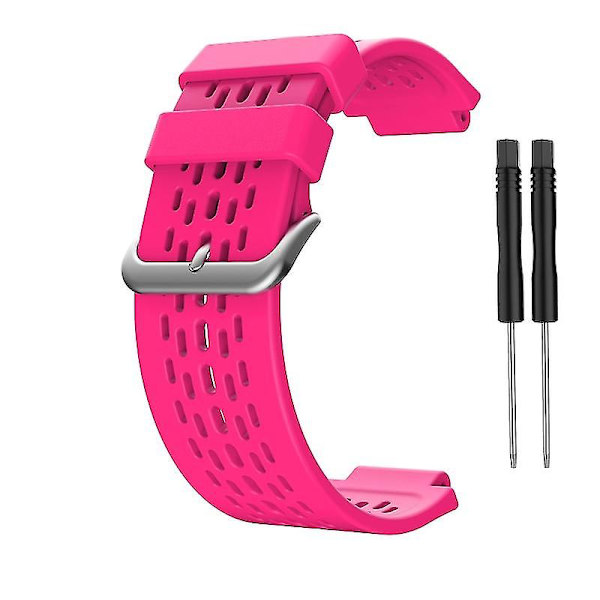 Mjukt watch Handledsrem Andas watch för Garmin- Approach S4/s2 Vivoactive Rose red