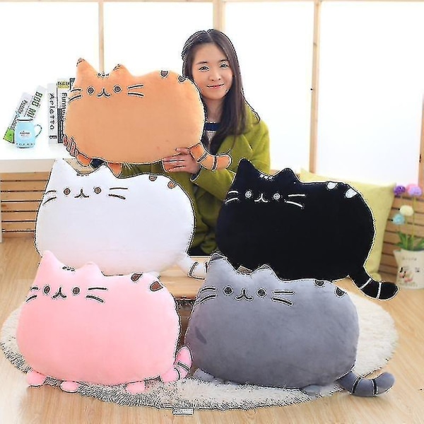 Niedlicher Keks Katze Plsch Spielzeug Auto Kissen Nette Katze Geschenkkissen Fr Geschenk.v5 Gray