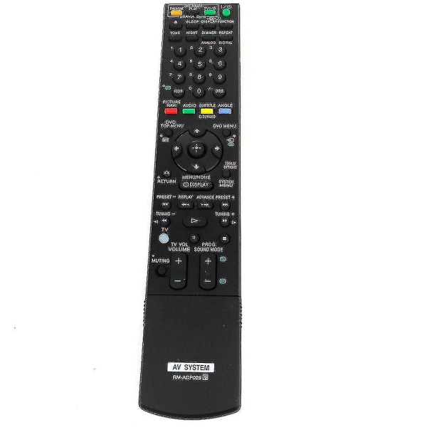Ersättnings Rm-adp029 för Sony Audio/Video Receiver Fjärrkontroll Fernbedienung null none
