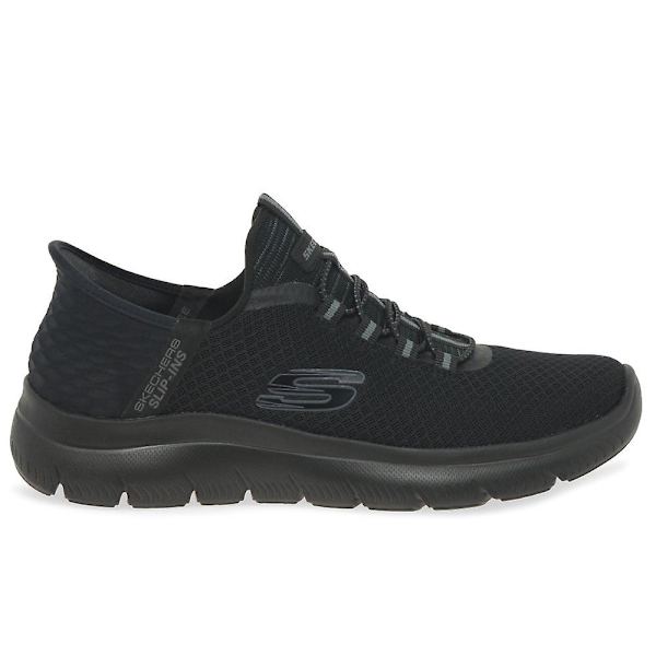 Skechers Slip-In Summits Skor för män Black Uk 8