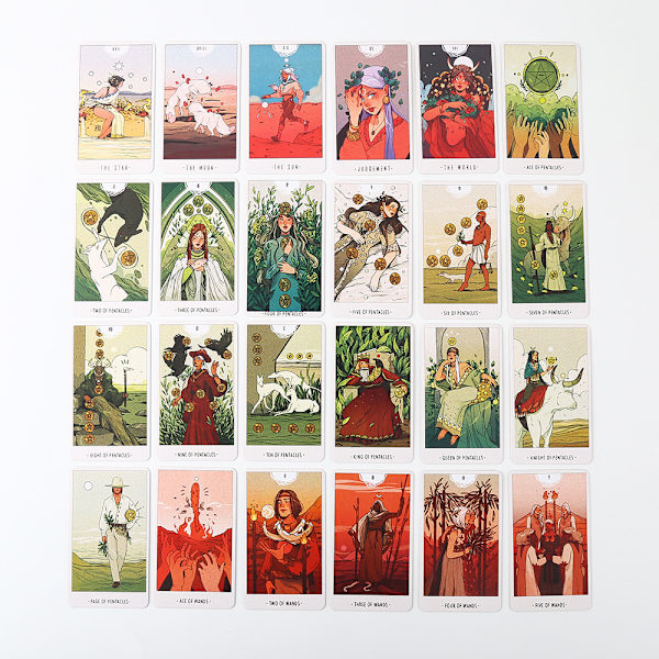 Vita Numen Heliga Djur Oracle Tarot Card  Spådomskort