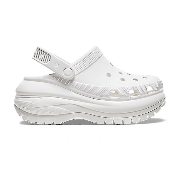 Venalisa Dam Classic Mega Crush Clog Tjock Eva Platform Skor Tjock sula Slip On Sandaler white 37-38