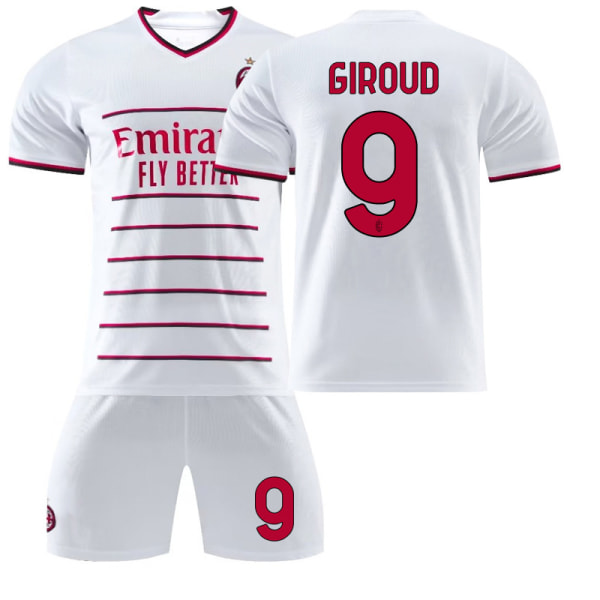 AC Milan tröja 22 23 fotbollströja NO.9 Giroud 20(115-125cm)