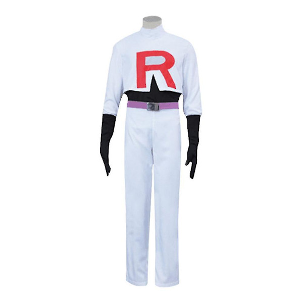 Cosplay Galaxy Rockets James Jessie Pullover Byxor Kjol Handskar Strumpor Full Set Speldräkt Unisex Vuxna James M