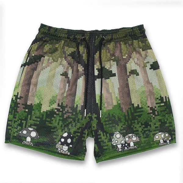 Nya Summe Basic Shorts för män Högkvalitativ modetrend Casual Shorts Basketträning Snabbtorkande Mesh Shorts för män som andas 16 XXXL