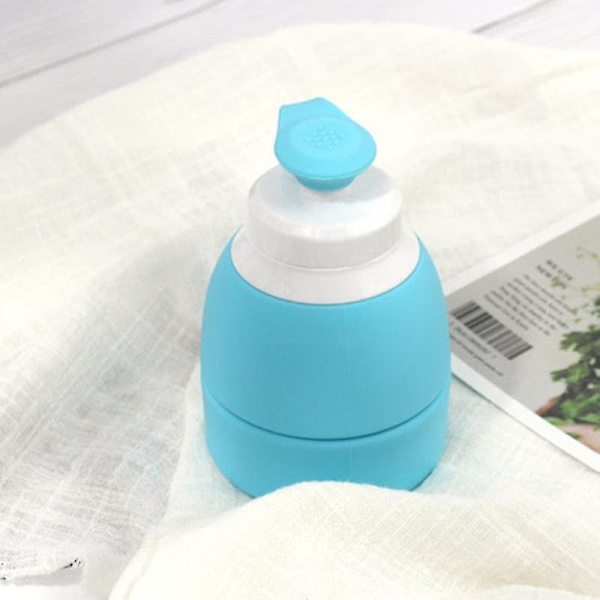 Vattenflaska Vikbara koppar 580ml Bpa Gratis livsmedelsklassad silikonvattenkopp Blue