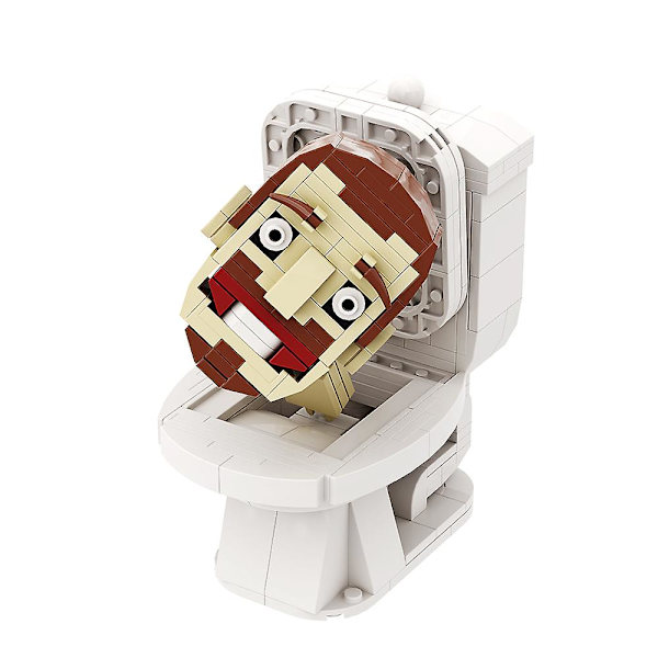 Gobricks Moc Skibidi Toalett Man Monitor Byggklossar Speakerman Ljud- och kameramannen Skidvideo Eyelet Kamera Man Leksaker T4
