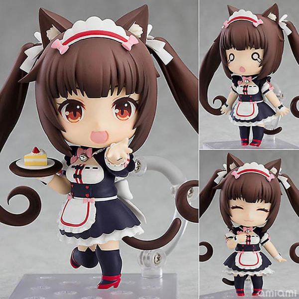 20 cm Nekopara Anime Figur Choklad Vanilj Azuki Kokos Lönn Kanel Pop Up Parade Pvc Action Figur Sexig tjej Figurine Leksaker C 1238