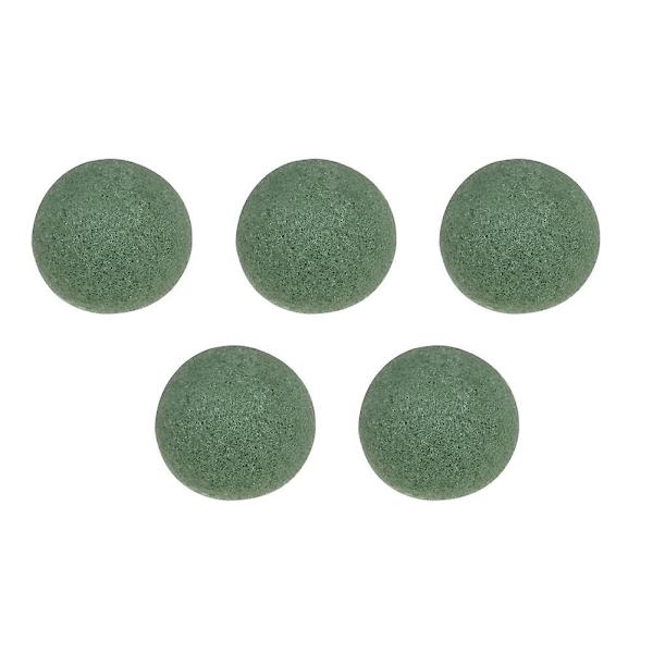 Popfeel 5 st Hemisphere Washing Cleansing Facial Svamp Black