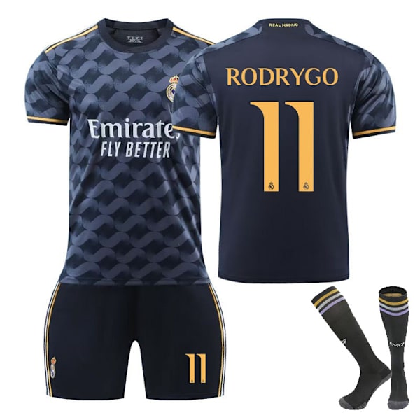 2324 Ny Real Madrid bortaställ 5 Bellingham fotbollströja för barn och vuxna as the picture #XL