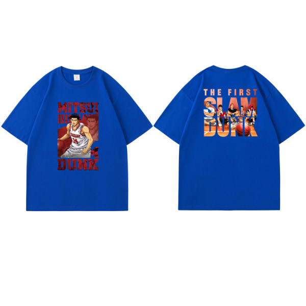 Tide Brand Dunking Master T-shirt för män F32 Blue-G7 L