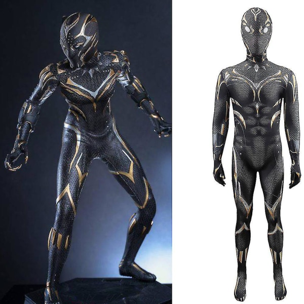Panther 2 Wakanda Forever Superhero Black Shuri Cosplay Kostym Kostym Jumpsuit Body Carnival För Kvinnor Män Barn XL