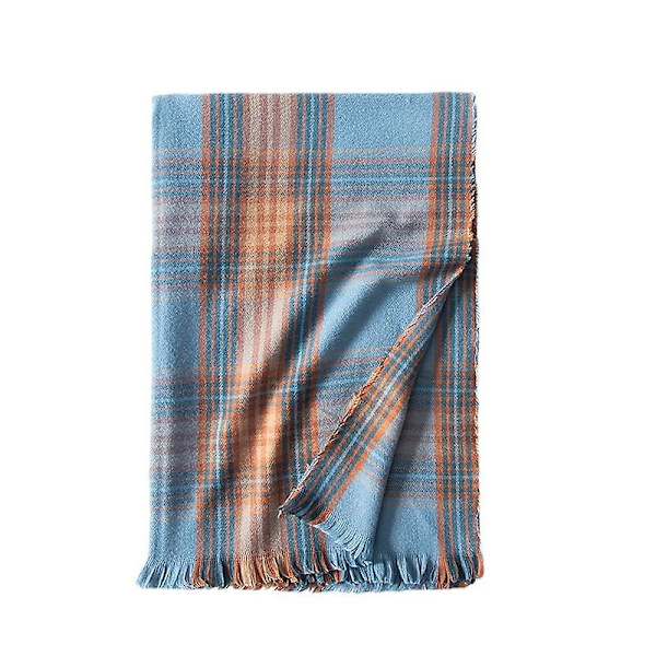 Tofs Imitation Cashmere Pläd Scarf Thermal Scarf Sjal