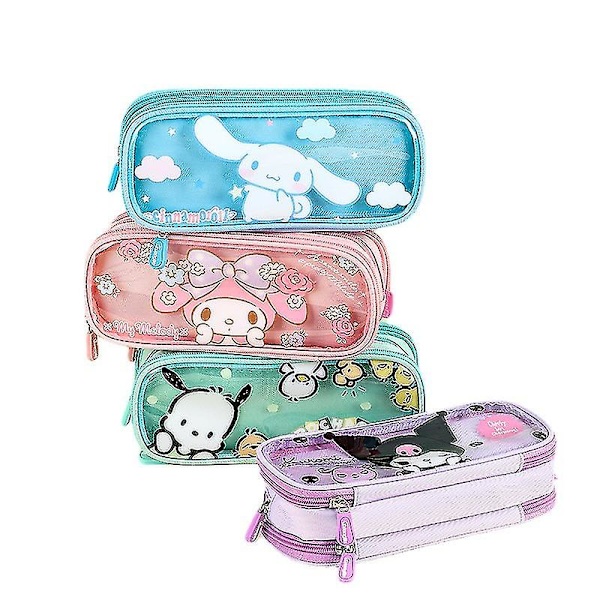 Sanrio Brevpapper Case med stor kapacitet Multi Case Eva Case Multi pennväska för studenter-u blue