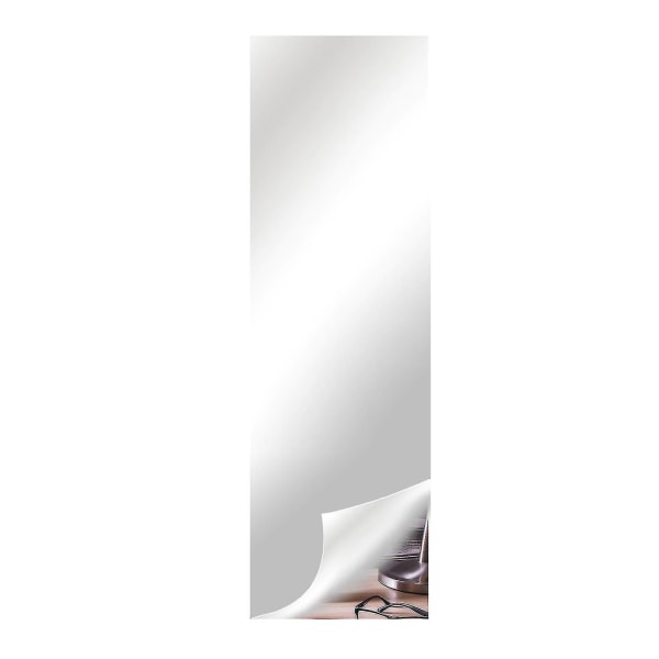 Självhäftande spegel Sheetnon-glas flexibel spegelrulle för hemväggdekoration/50cm X 200cm null none