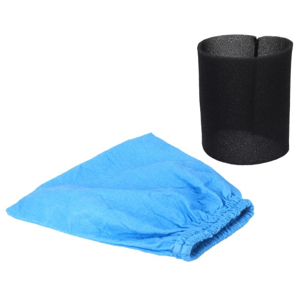 Textilfilterpåsar Vått och torrt skumfilter för Karcher Mv1 Wd1 Wd2 Wd3 Dammsugarfilterpåse V black  blue none