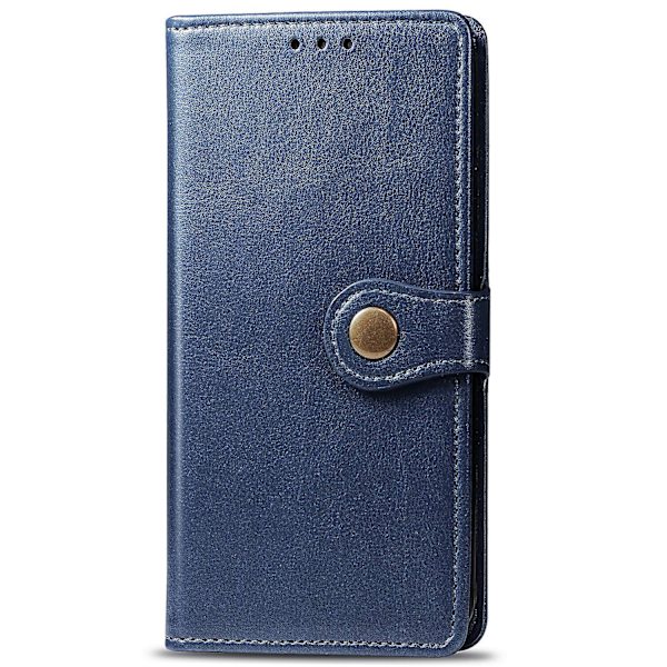 Case till Samsung Galaxy S20 Plus Etui Cover Retro Flip Wallet Magnetic Bumper Flip Protective - Blå null none