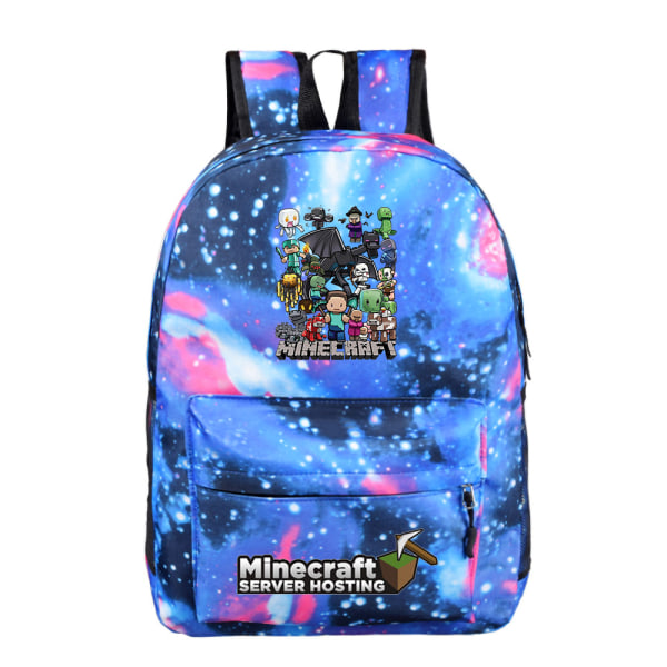 Minecraft ryggsäck studentryggsäck Starry Blue ~ 6