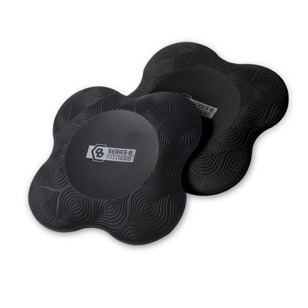 Yoga knäskydd med förtjockade armbågar och handledsstöd svart