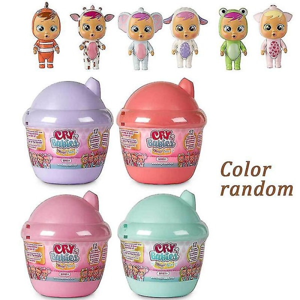 3d Plast Cry Baby Doll Set Tears Dolls Leksaker för barn överraskningspresent Red