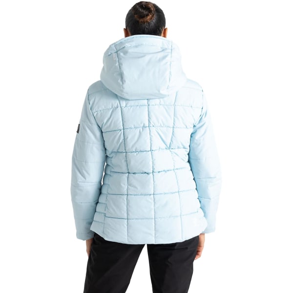 Dare 2b Womens Blindside Hooded Waterproof Thermal Ski Jacket - Quiet Blue Quiet Blue 12