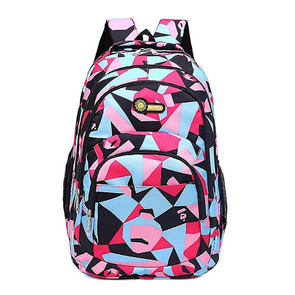Gymnasieryggsäckar för flickor grundskolebarn skolväska mochila högkvalitativ skolväskor med stor kapacitet för barn pojkar Pink