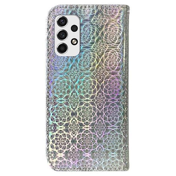 För Samsung Galaxy A53 5g färgglada magnetiska phone case Silver
