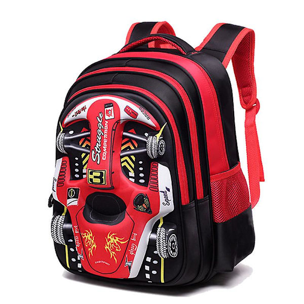 Hot 3d Eva Bil Barn Skolväska Racing Tredimensionell Vattentät Skolväskor För Barn Toddler Ryggsäck För Skol Mochila