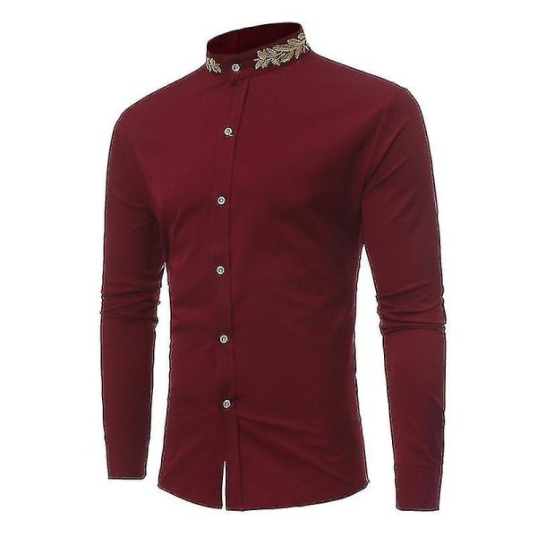 Höstvinter långärmad skjorta Red XL
